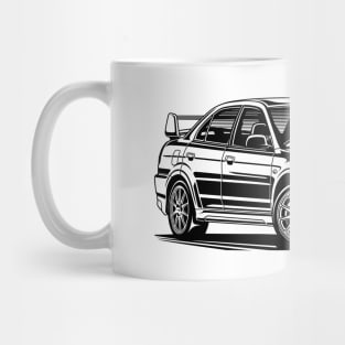 EUROBEAT INTENSIFIES - LANCER EVO CP9A full-body version Mug